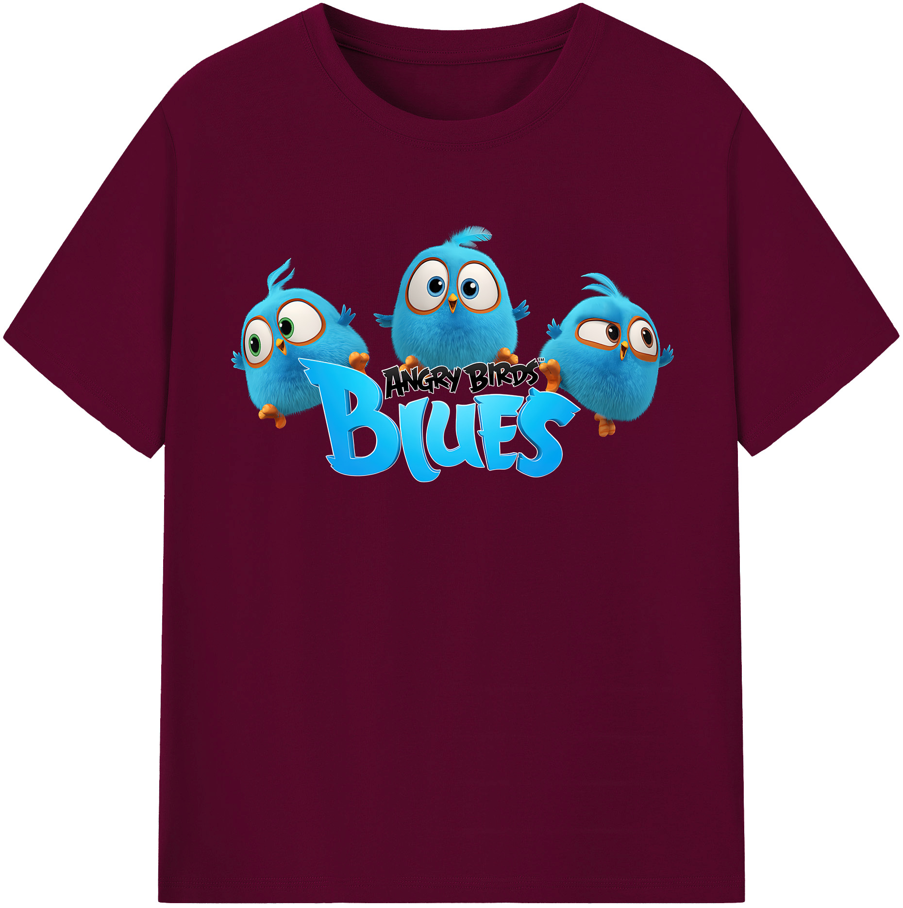 （画像用） Angry Birds アングリーバード レディースカジュアルプリントTシャツ（綿100％）